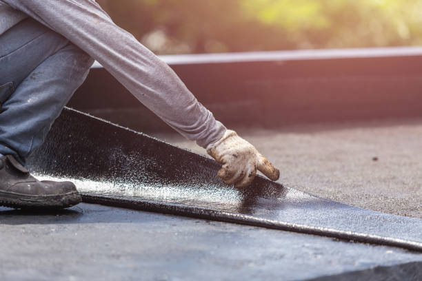 Professional Emergency Waterproofing technician working in Hermantown, MN